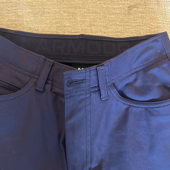 Under Armour Navy Golf Pants 0 - Picture 2 of 4